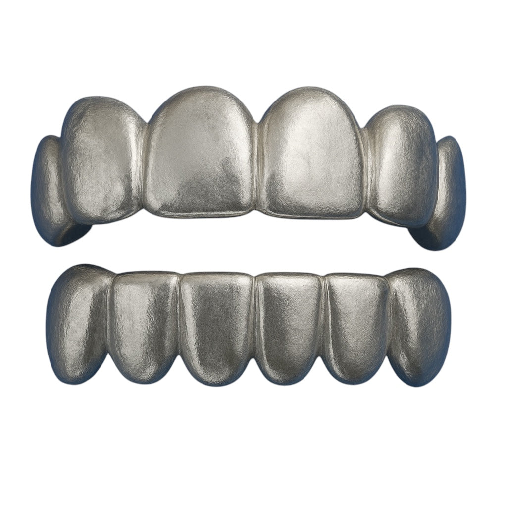 White Gold Grillz